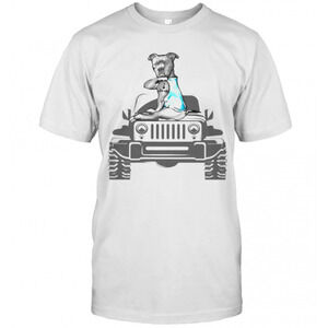 Pitbull Tattoos I Love Car T-Shirt